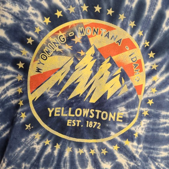 YELLOWSTONE Other - YELLOWSTONE EST. 1872 BLUE TIE DYED TSHIRT